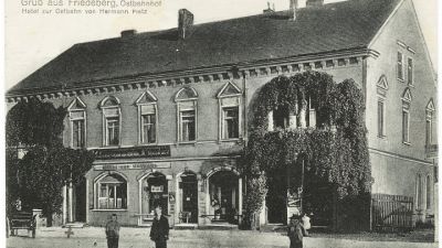 Hotel i dom handlowy Hermana Pietza 1918 r.